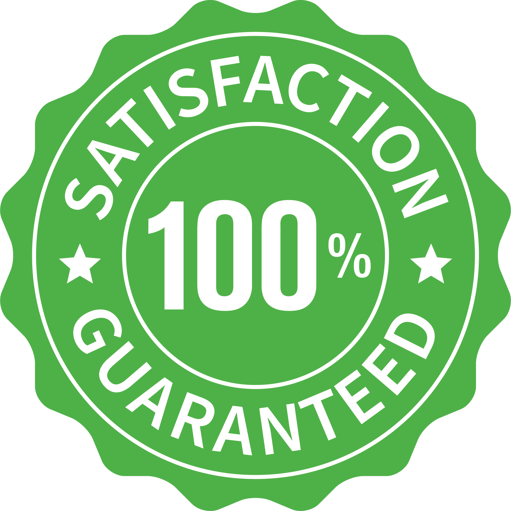 Satisfaction Guarantee Green